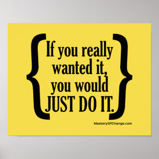 Just do it poster