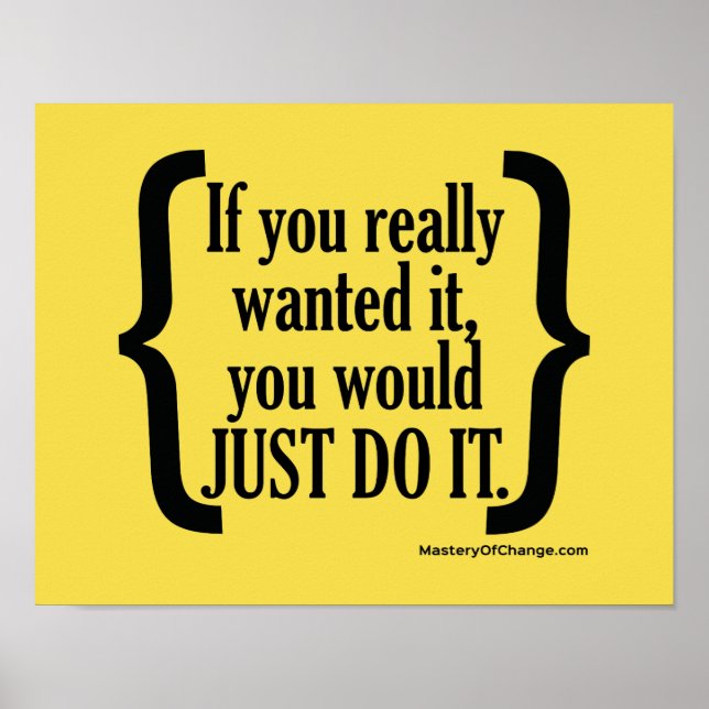 Just do it poster (Front)