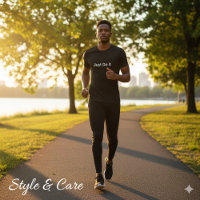 Just Do It Text Statement Customisable Dark