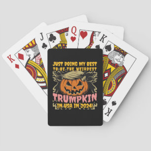 Just Doing My To Weirdest Trumpkin Usa Classic Playing Cards
