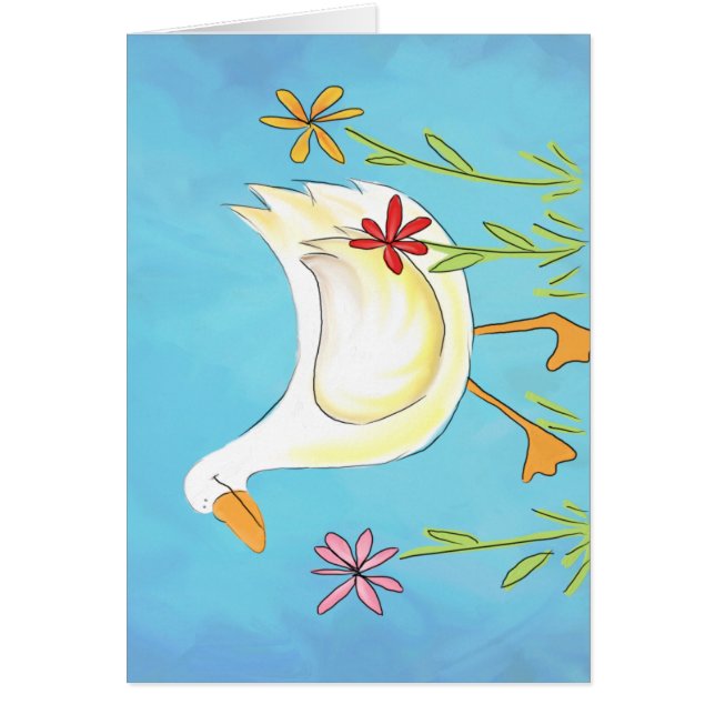 Just Ducky w flowers (Front)