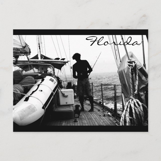 just Fishin' Postcard (Front)