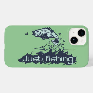 Just fishing fly fishing light green Case-Mate iPhone 14 case