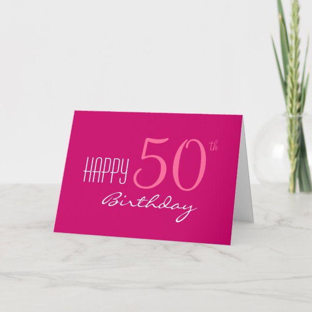 Just for Her 50th Birthday Card (Front)