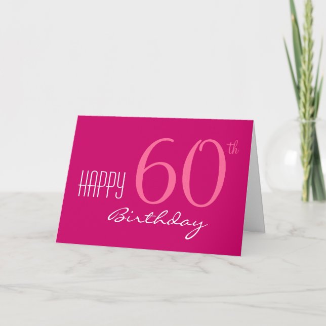 Just for Her 60th Birthday Card (Front)