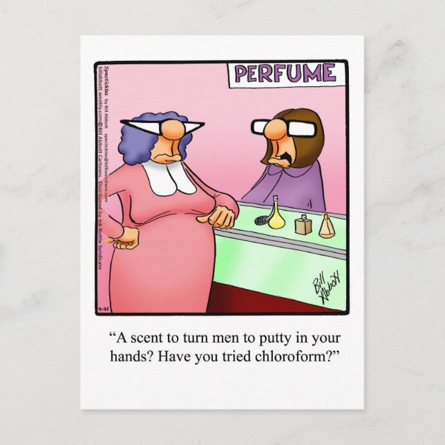 Just For Laughs Humour Postcard (Front)