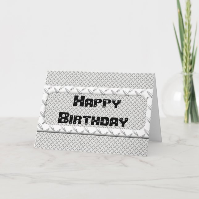 Just for Men Diamond Plate Card (Front)