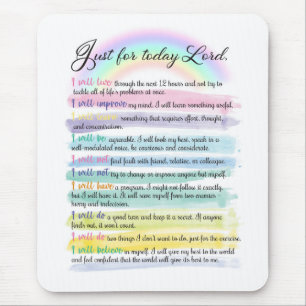 Just for today, Lord  Mouse Pad