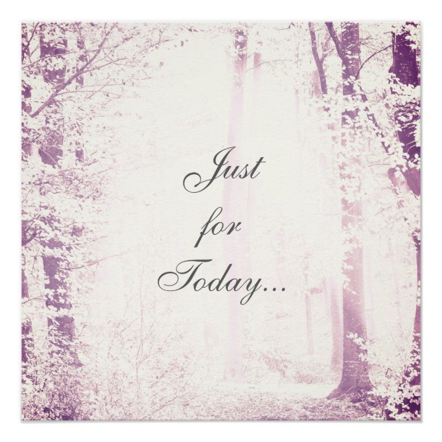 Just for Today Poster (Front)