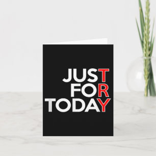 Just For Today Try Overeaters Oa Anonymous Abstine Card
