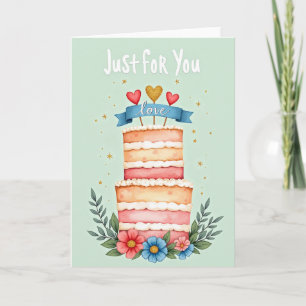 Just For You Birthday Card