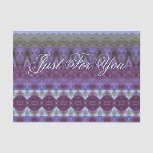 Just For You Elegantly Designed Tissue Paper (Front)