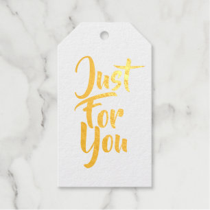 Just For You Personalised Gift Tags