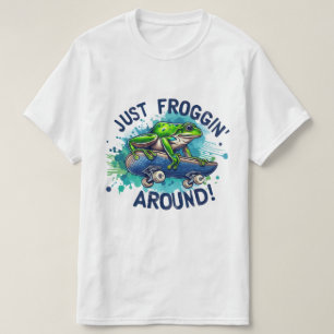  🐸 Just Froggin’ Around – Fun & Playful Tee