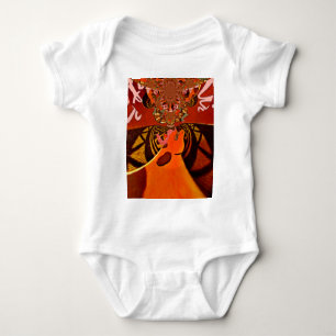 Just Funny Giraffe image design Baby Bodysuit
