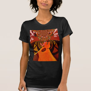 Just Funny Giraffe image design T-Shirt