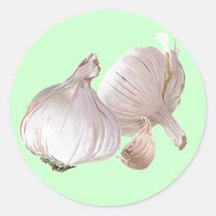 Just Garlic Classic Round Sticker