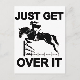 JUST GET OVER IT POSTCARD