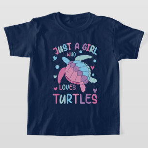 just girl loves turtles T-Shirt