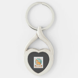 Just Girl Who Loves Corgi Halloween Pumpkins Bats_ Key Ring