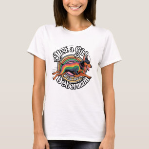 Just Girl Who Loves Doberman T-Shirt