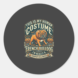 Just Girl Who Loves Halloween Postal Service Witch Classic Round Sticker
