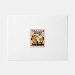 Just Girl Who Loves Labrador Retriever Halloween W Doormat