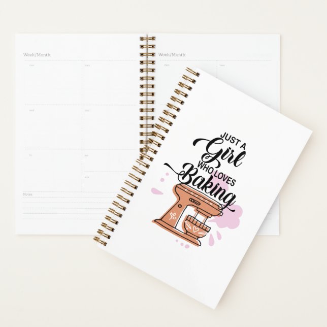 Just Girls Who Love Baking Planner (Display)