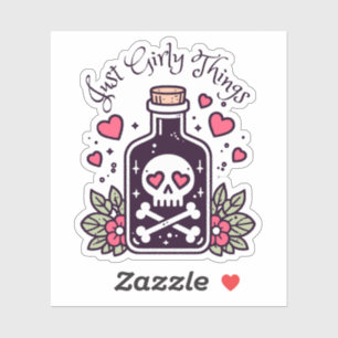 Just Girly things Poison Bottle Funny Halloween