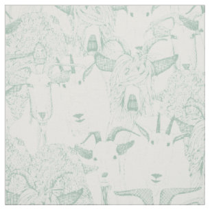 just goats duck egg white fabric