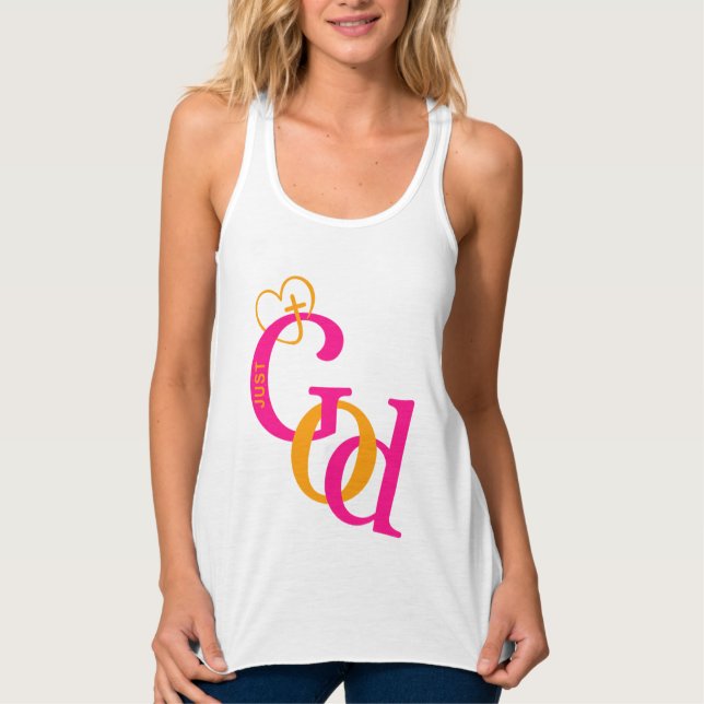 Just God T-Shirt Singlet (Front)