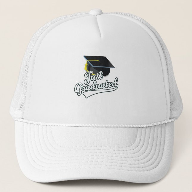 Just Graduated!  Trucker Hat (Front)