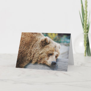 Just Grin and Bear it Fun Birthday Bear Card