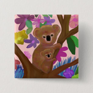 Just Hanging Around 15 Cm Square Badge