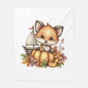 Just hanging around, Pumpkins Fleece Blanket