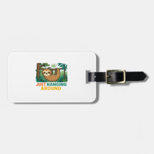 Just Hanging Around (Sleepy Sloth) Essential T-Shi Luggage Tag