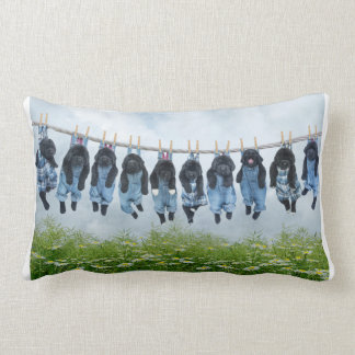Just hanging around throw pillow