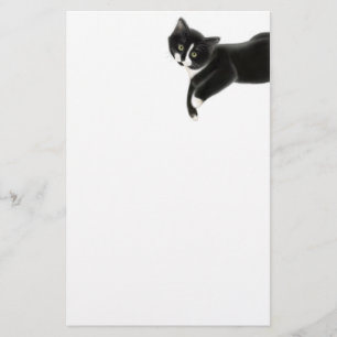 Just Hanging Out Cat Stationery