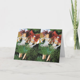 **JUST HANGING OUT TO SAY MERRY CHRISTMAS** CARD