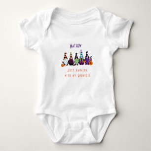 Just Hanging With My Gnomies Personalised T-Shirt  Baby Bodysuit