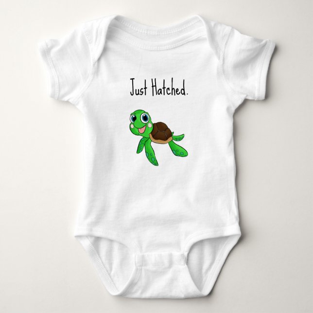 Just Hatched Baby Sea Turtle Bodysuit (Front)