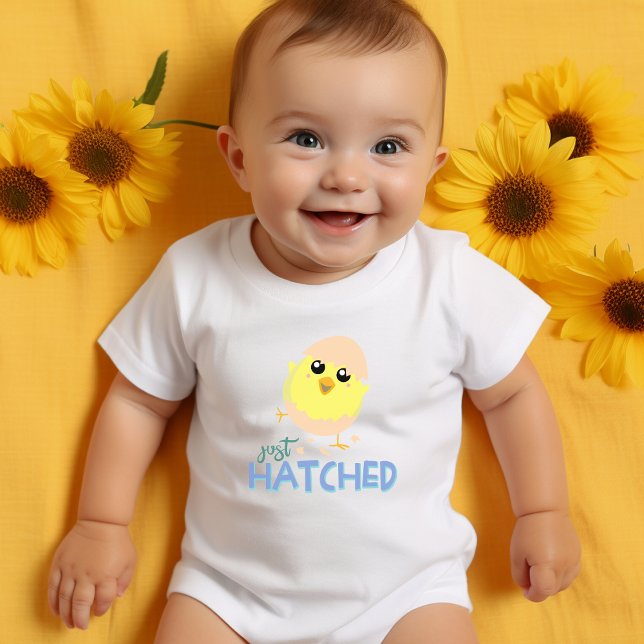 Just Hatched Cute Newborn Chick Baby Bodysuit (Creator Uploaded)