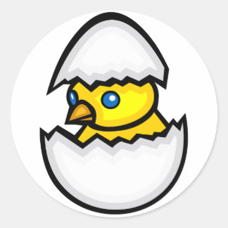 "Just Hatched" Stickers