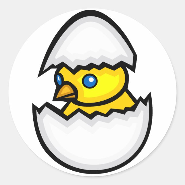 "Just Hatched" Stickers (Front)
