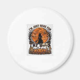 Just Here Boos Halloween Witch Moon Pumpkins_1 Magnet