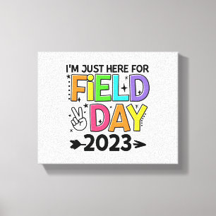 Just Here For Field Day 2023 Peace Sign Teacher St