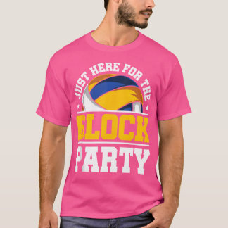 Just Here For The Block Party Volleyball T-Shirt