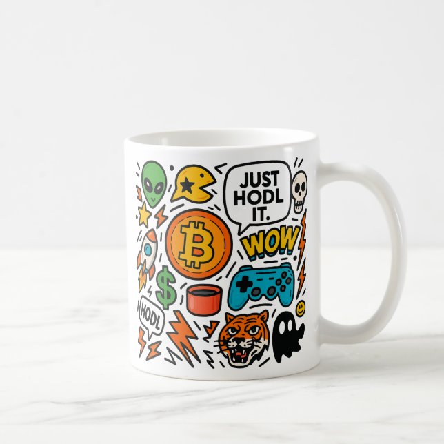Just Hodl It Coffee Mug (Right)