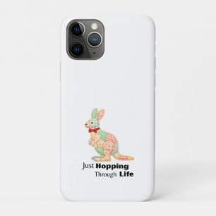 Just Hopping Through Life Kangaroo Design Case-Mate iPhone Case