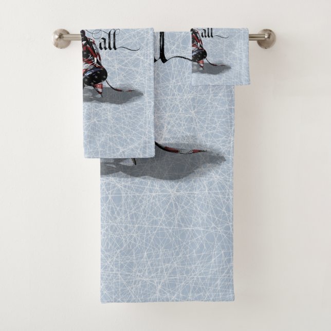 Just Ice For All (hockey) Bath Towel Set (Insitu)